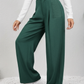 Green high waisted pants