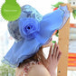 Feather Hat: Flower Feather Hat