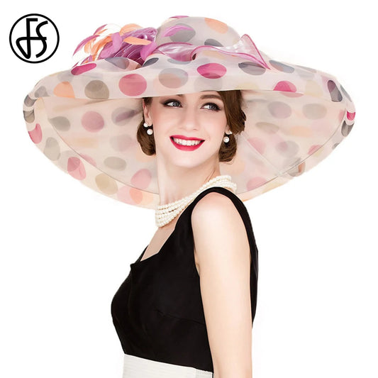 Derby Hats For Women: Flowers Summer Sun Hats