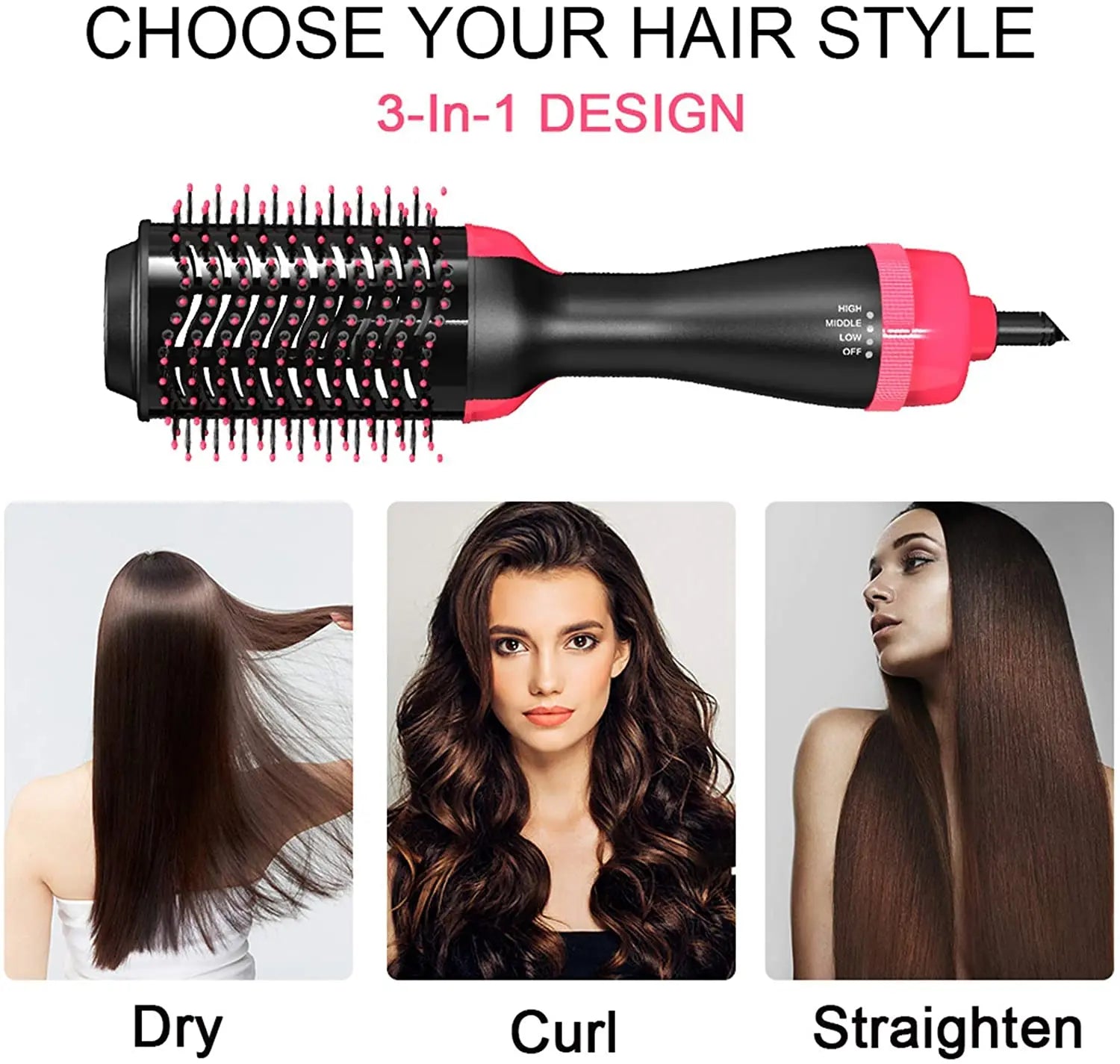 Hair smoothing styling tool