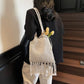 Boho macrame shoulder bag