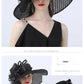 White Wedding Hat: Cocktail Headwear