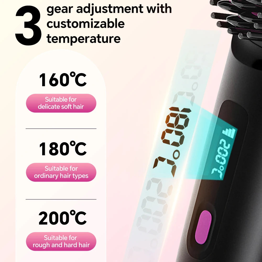 Electric Hair Straightener Brush