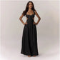 Sweetheart Neck Maxi Jumpsuit