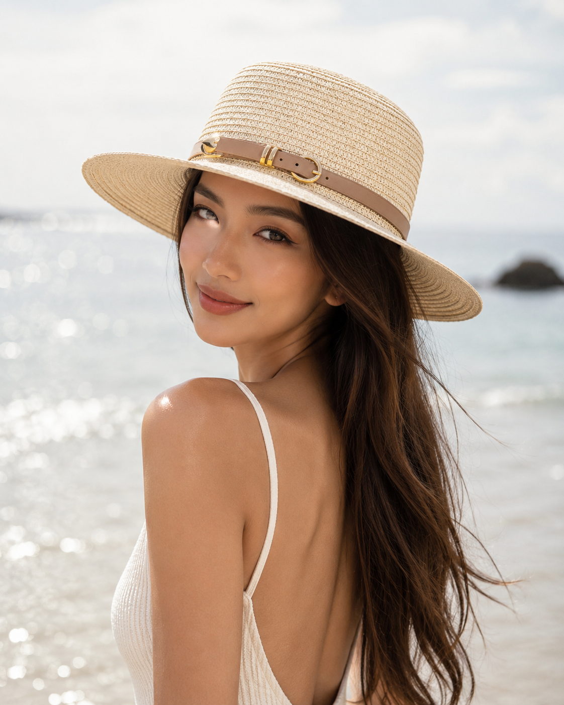 Straw Boater Sun Hat