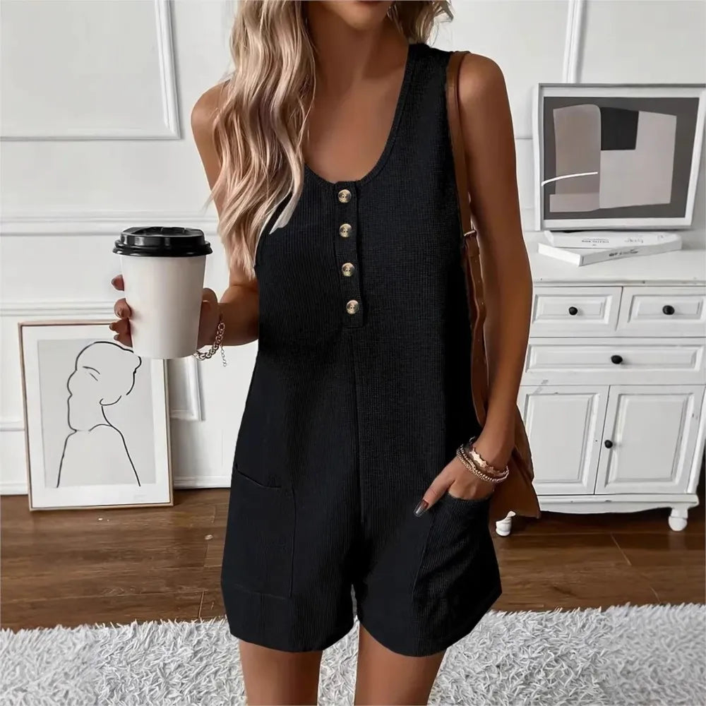 casual romper dress Sleeveless Knit Romper: Pocket – Great Expectation Cinderella Blue Ball Gown Polka Dot Dresses Color:Pale Turquoise and stylish wherever life