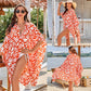 Buttoned floral resort shirt