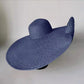 Navy oversized floppy hats