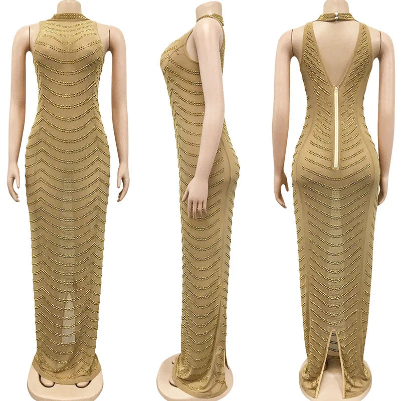 Sequin Evening Dress