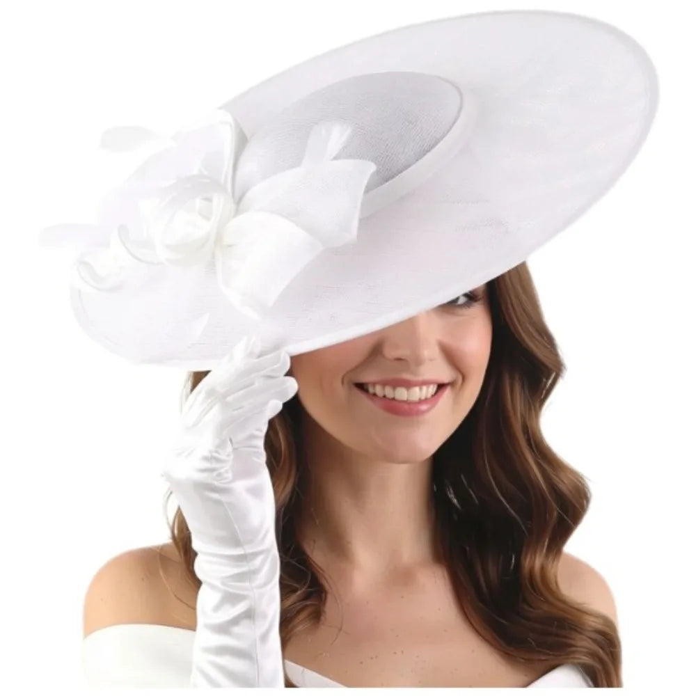 Sinamay mesh women hat