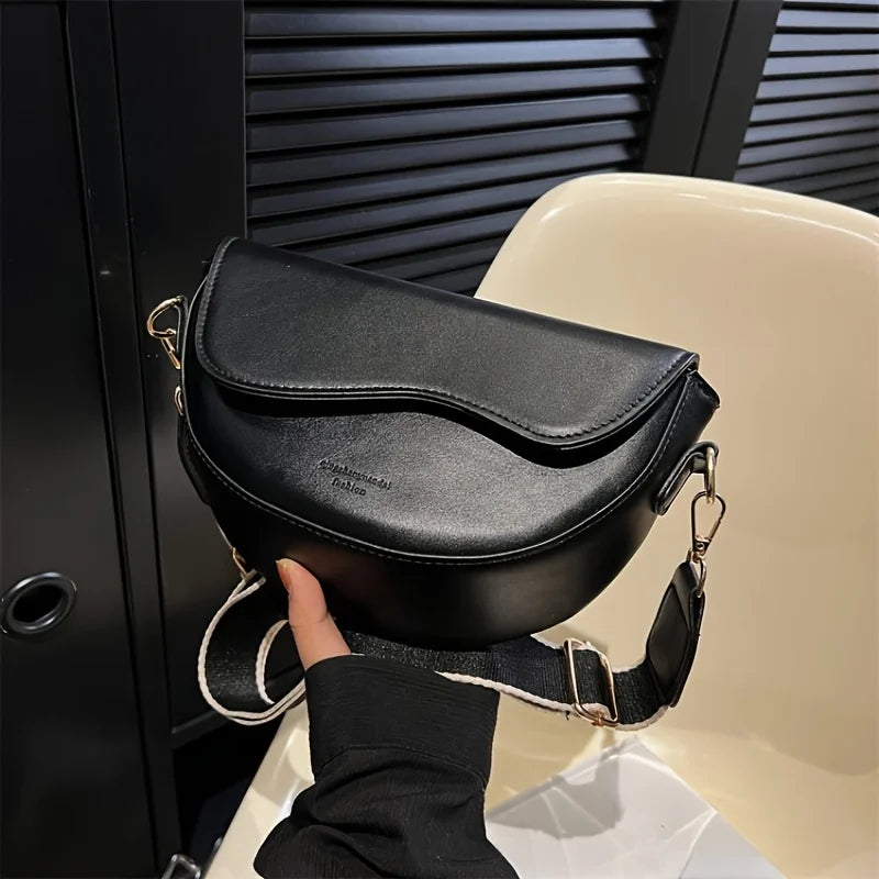 Saddle Flap Crossbody Bag
