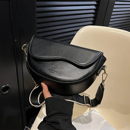 Saddle Flap Crossbody Bag