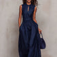Keyhole neck women's jumpsuit
