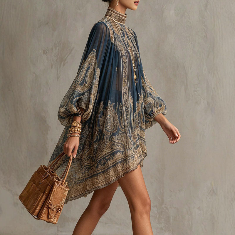 Boho high low dress