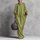 Green Oversized Kaftan Dress