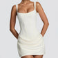 Elegant white corset dress