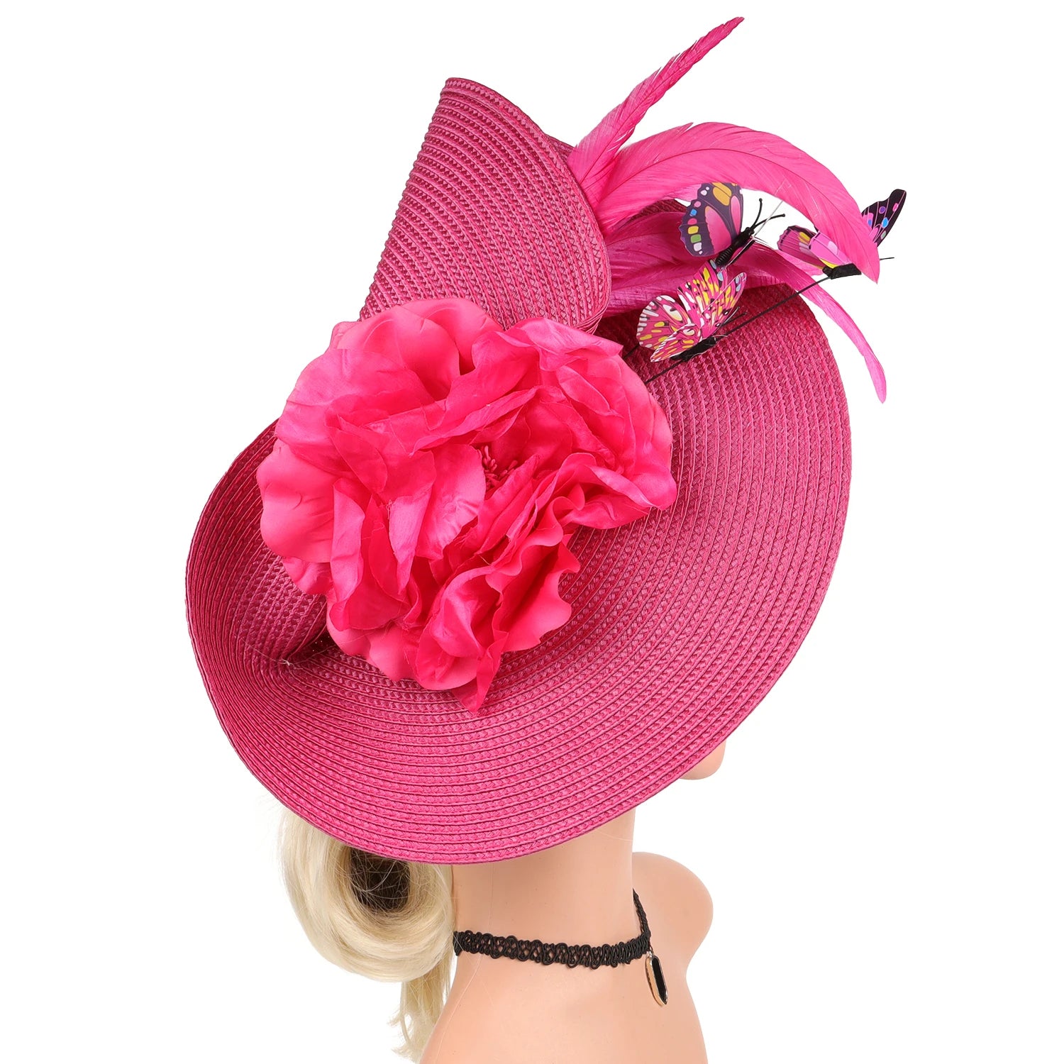 Elegant women’s floral sun hat