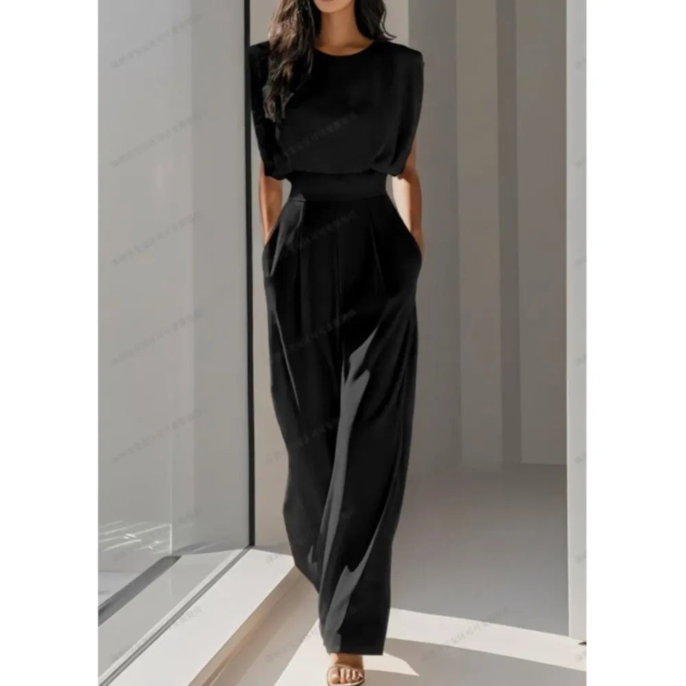 Tailored High Waist Jumpsui