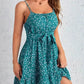 Sleeveless floral summer dress