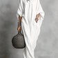 White Loose Fit Maxi Dress