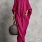 Boho Linen Kaftan Maxi Dress