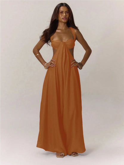 Cut Out Wide Leg Jumpsuit Women