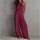 Sleeveless Wide Leg Jumpsuit