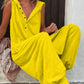 Sleeveless Hooded Harem Jumpsuit