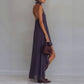High neck boho dress