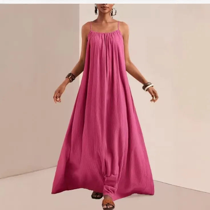 Sleeveless long dress