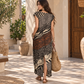 Leopard print maxi dress