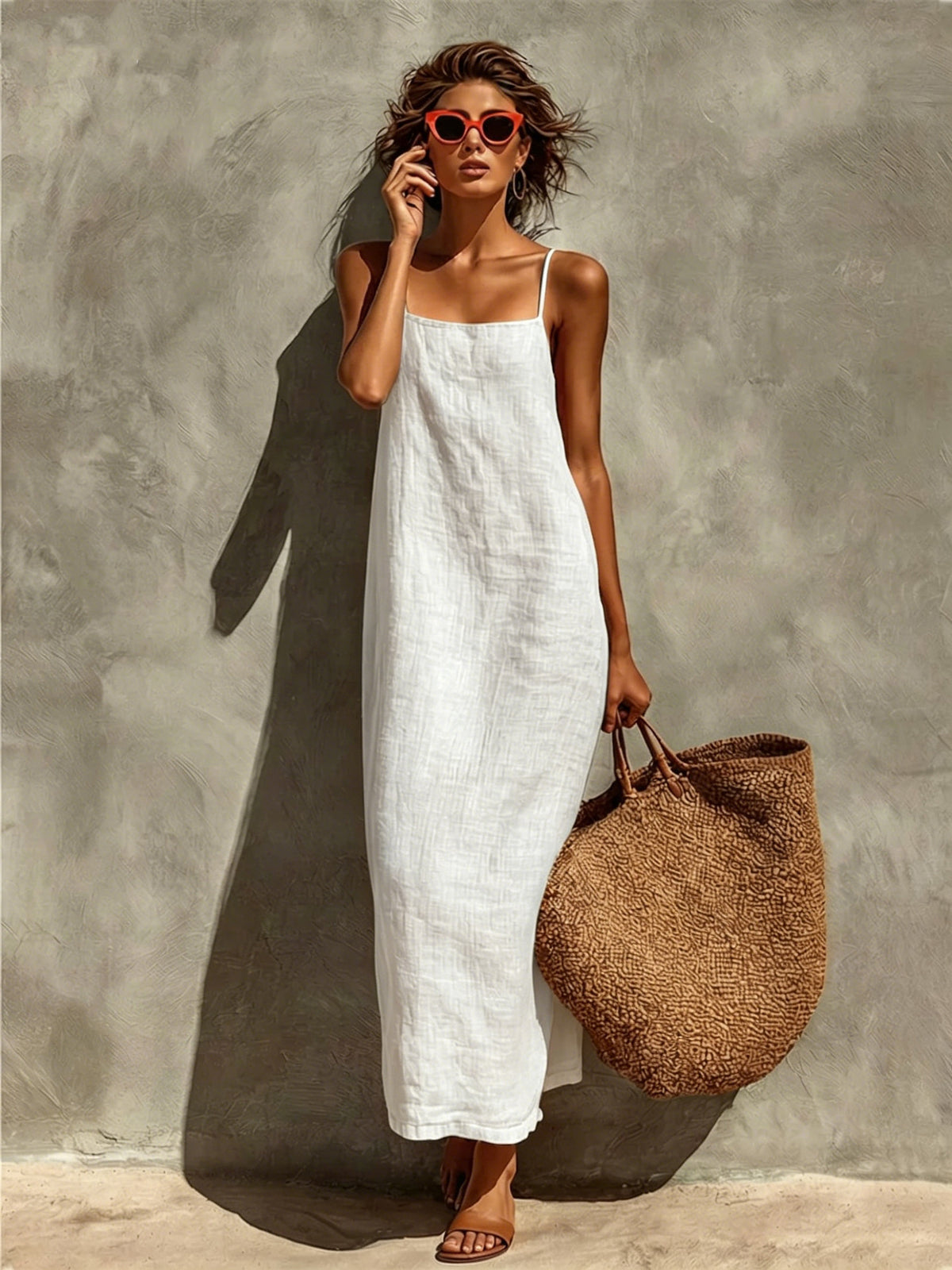 Loose fit long dress
