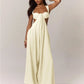 Sweetheart Neck Wide Leg Jumpsuit