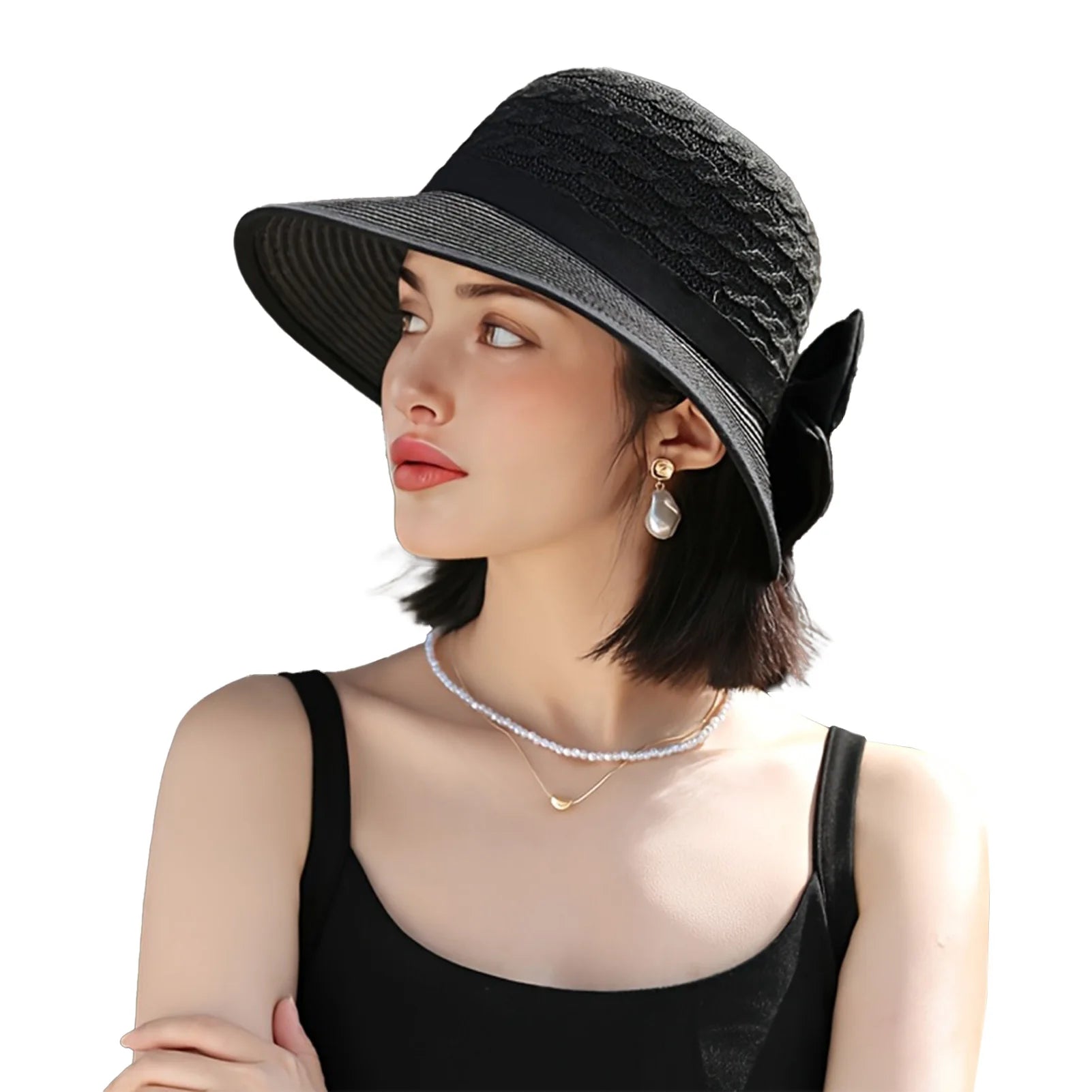 Bow Ribbon Summer Sun Hat