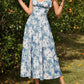 Floral Tie Strap Dress