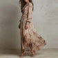 Long sleeve floral dress