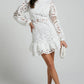 Elegant cocktail lace dress