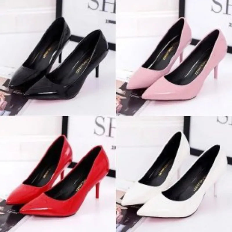 Women's Pointed Toe Pumps | Faux Suede High Heels Slingback Shoes