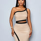 Summer Vacation Dress:   One-ShoulderHigh Slit Dress