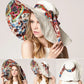 Folding Sun Hat: Stylish Wide Brim UV Protection Flower Hat