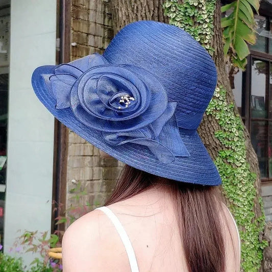 Church Hats: Hot Flower Brim Summer Hats For Women