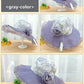 Feather Hat: Flower Feather Hat