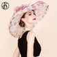 Organza Hat: Oversized Organza Sun Hat