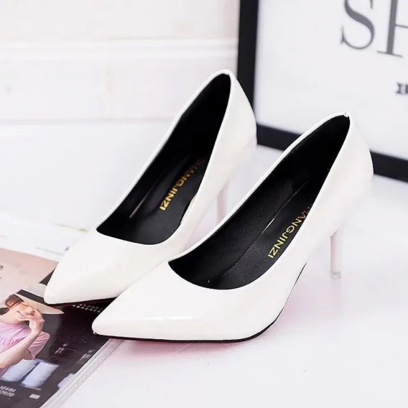 Women's Pointed Toe Pumps | Faux Suede High Heels Slingback Shoes