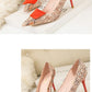 Bridal Shoes: Petals And Studs Wedding Stiletto