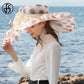 Organza Hat: Oversized Organza Sun Hat