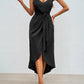 Flowing wrap dress