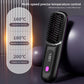 Wireless Hair Straightening Brush: Rechargeable Hair Smoothing Brush with Adjustable Temperature Control