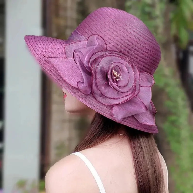 Church Hats: Hot Flower Brim Summer Hats For Women