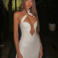 Cross Strap Mini Dress